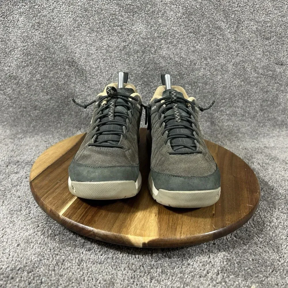 Oboz Jeannette Low Women's Size 8 Black Suede Outdoor Trail Hiking Shoes Used